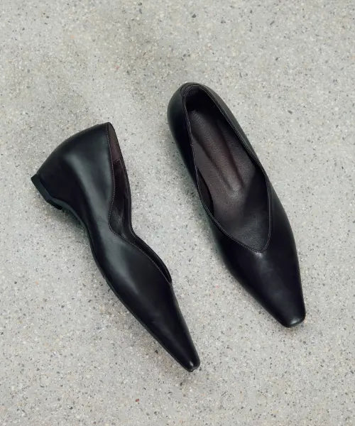 [KOMOREBI MUSEUM] 3 Colors Wedge Shade Pumps / 3Colors_웨지 쉐이드 펌프스 l KM489
