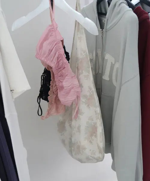 [FOETO] Aoyama Floral Bag - Ivory