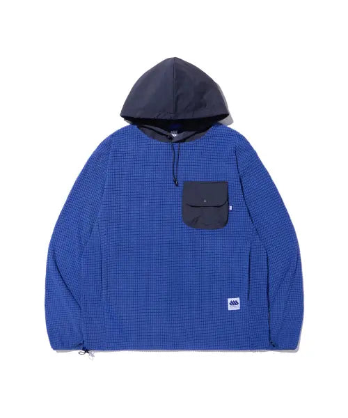 [MADDEN] Funny HB Pullover Hoodie - Blue / 퍼니 HB 풀오버 후디 블루