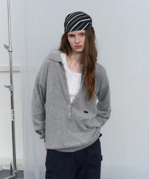 [FOETO] Kyale Henry Knit - Grey