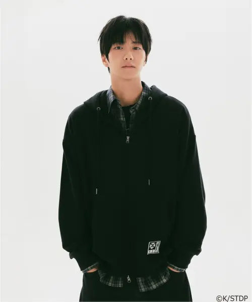 [SPAO] BLEACH Hooded Zip Up (Black)_SPMZG49U03 / [블리치] 후드 집업(Black)_SPMZG49U03