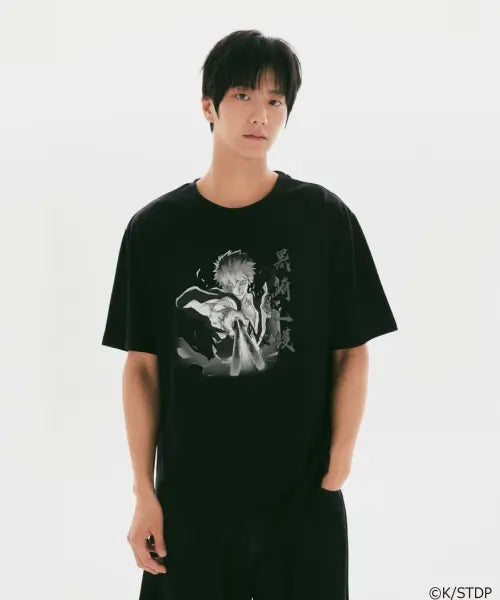 [SPAO] BLEACH Short Sleeve T Shirt (Black)_SPRLG49U05 / [블리치] 반팔 티셔츠(Black)_SPRLG49U05
