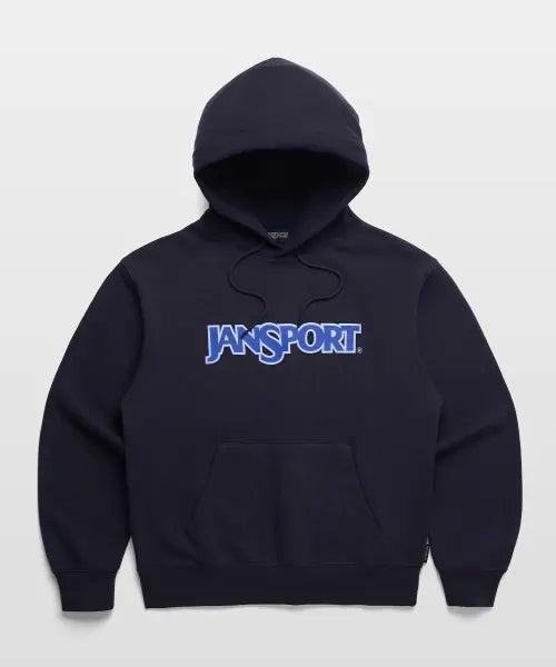 [JANSPORT] Basic Logo Hoodie Navy / 베이직 로고 후디 Navy
