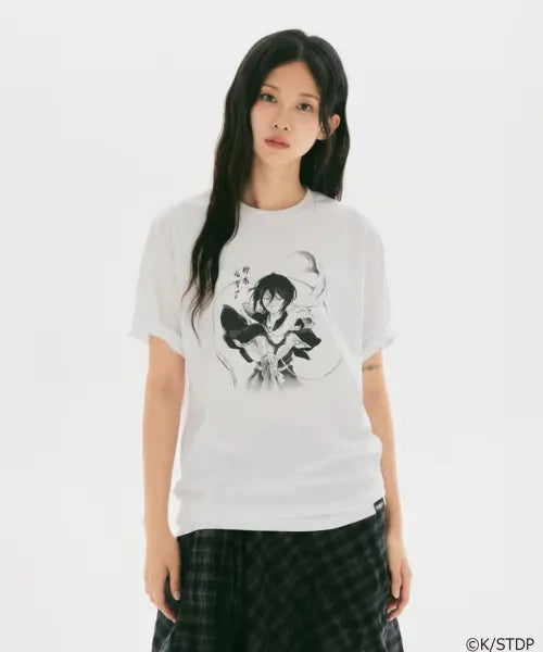 [SPAO] [BLEACH] Short Sleeve T Shirt (White)_SPRLG49U05 / [블리치] 반팔 티셔츠(White)_SPRLG49U05