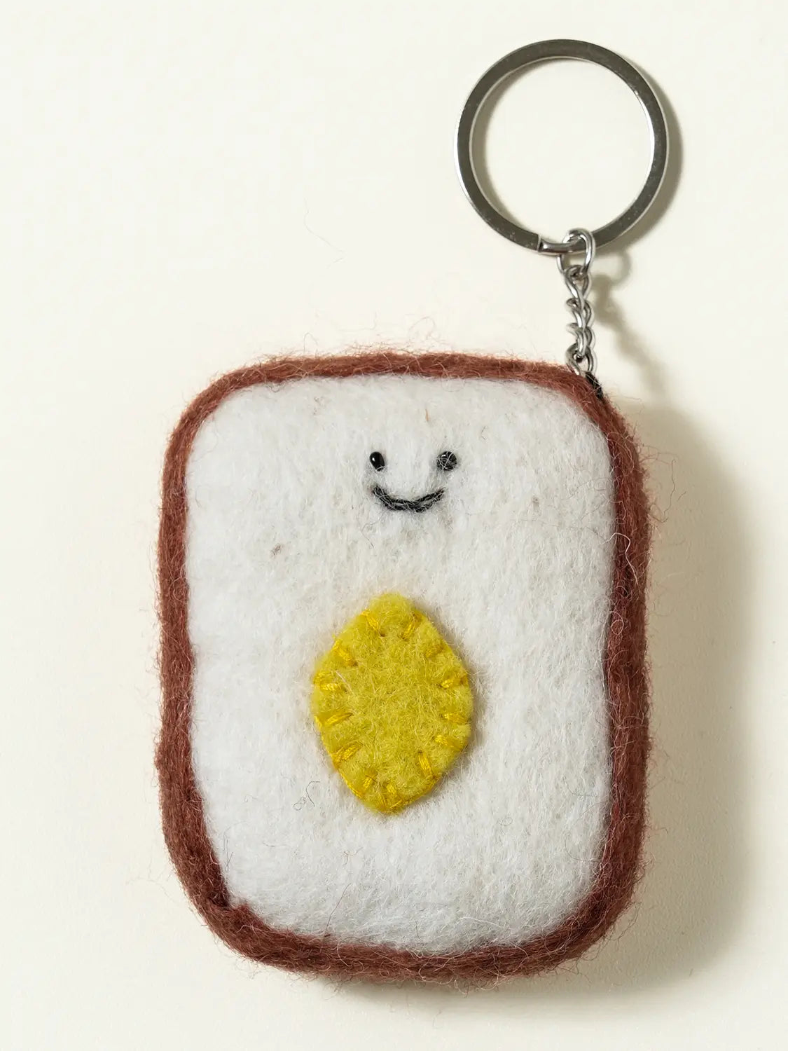 [DAISO] Wool Keychain Toast / 양모 키홀더 토스트