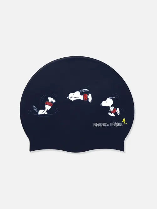 [BARREL] PNTS DIVING SNOOPY SILICONE SWIM CAP NAV / PNTS 다이빙 스누피 실리콘 스윔 캡 네이비 (B6SUASC071NAV)