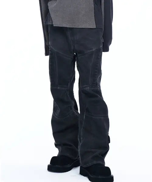 [RSSC] CUTLINE WASHED FLARE PANTS - LUNA