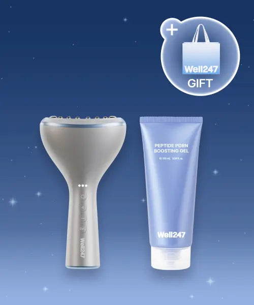 [WELL247] Face Tune Fit + Peptide Gel Set with Shopping Bag / [선물세트]페이스튠핏+펩타이드젤+쇼핑백증정