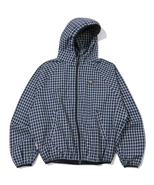 [SPORT CHAMBER] SC Square Check Windbreaker (Navy) / SC 스퀘어 체크 윈드브레이커(네이비)