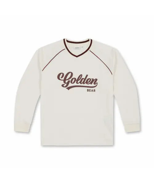[GOLDEN BEAR] Women's Mesh Long Sleeve T-Shirt G5TAW26001IVX / (여성) Mesh Long Sleeve T-shirt G5TAW26001IVX