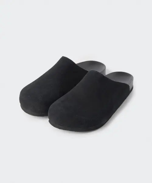 [MUSINSA STANDARD] SUEDE MULE [BLACK] / 스웨이드 뮬 [블랙]