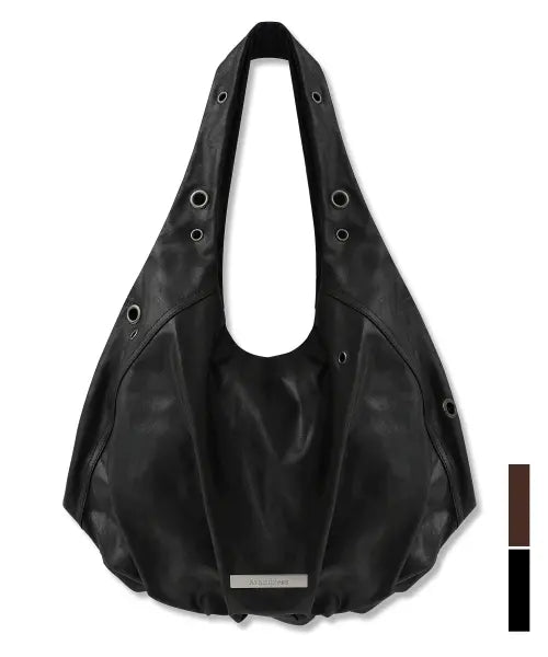 [AVANDRESS] Vintage Washed Curve Bag_2COL / 빈티지 워시드 커브 백_2COL