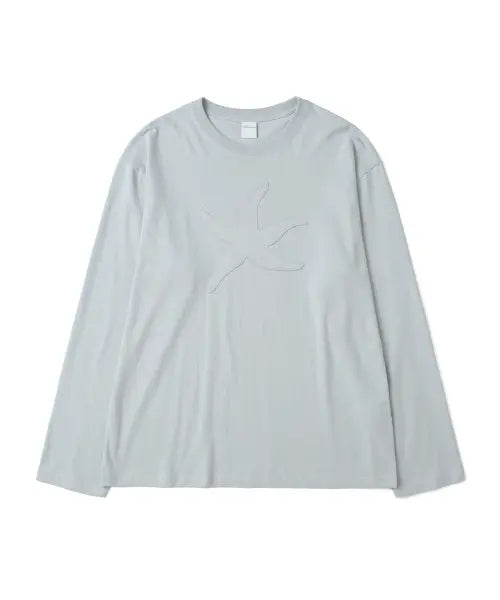 [THE COLDEST MOMENT] TCM vintage logo long sleeve (mint grey)
