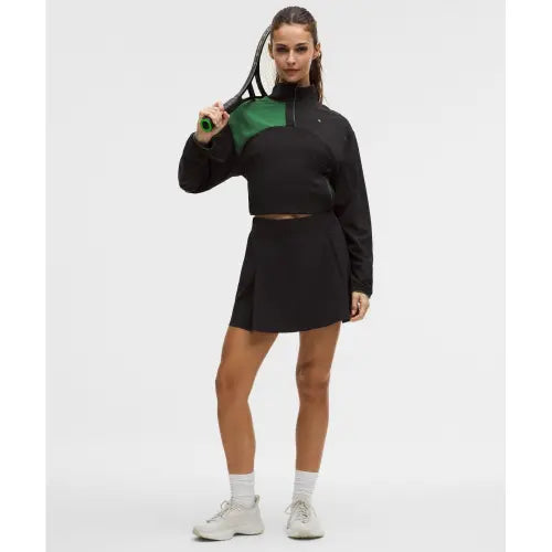 [LULULEMON] A-Line Side Pleat Tennis Skirt BLK / A라인 사이드 플리트 테니스 스커트  BLK