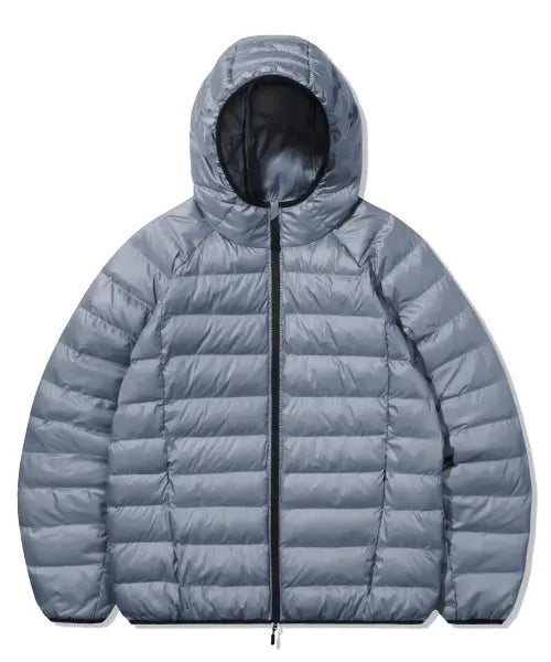 [TRILLION] LIGHT WEIGHT HOOD PADDING JACKET_DUSTY BLUE / 라이트 후디 패딩 자켓_더스티 블루