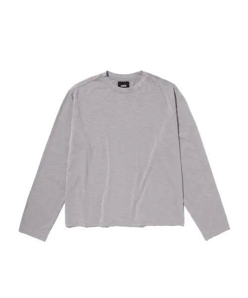 [SUADE] TEXTURED LONG SLEEVE [LIGHT GRAY] / [suade X 세종] TEXTURED LONG SLEEVE [LIGHT GRAY]