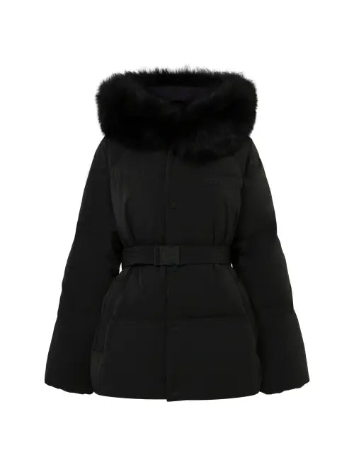 [EIDER] Monglit Fox Women's Mid Goose Down Jacket - Black / MONGLIT FOX (몽글릿 폭스) 여성 미들 구스 다운 자켓_Black
