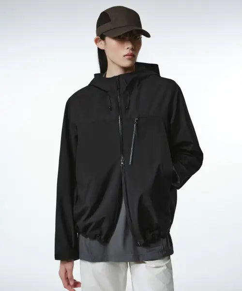 [MUSINSA STANDARD WOMAN] [CITY LEISURE] Women's Shelter Windbreaker [Black] / [시티 레저] 우먼즈 쉘터 윈드브레이커 [블랙]