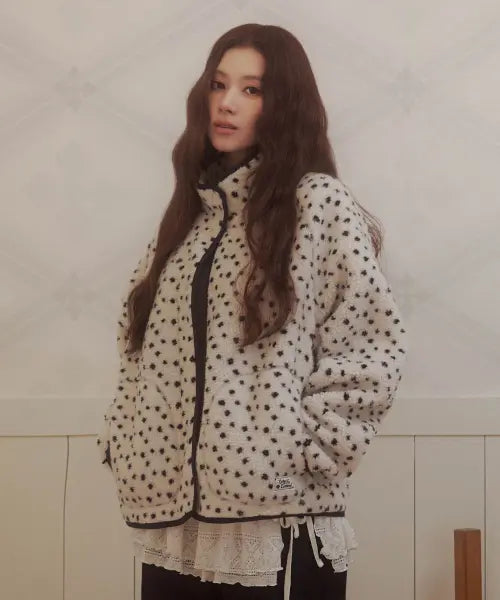 [COVERNAT WOMAN] WOMAN SHERPA JACKET / 우먼 쉐르파 자켓 라이트 베이지
