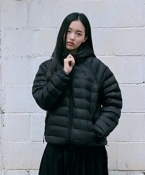 [LECOQ] Unisex Lightweight Padded Jacket - Black QR423JPDO1 / 유니 경량 볼패딩 - 블랙 QR423JPDO1
