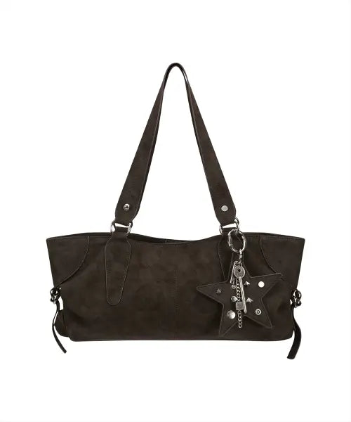 [YEOMIM] ranch bag (grunge brown) \u0026 keyring set