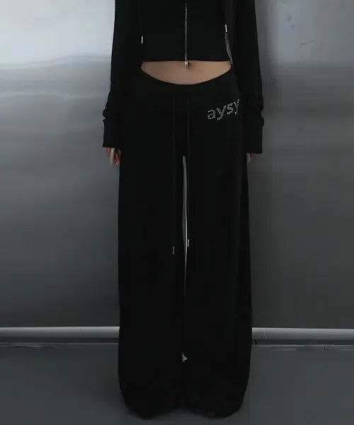 [AYASNSEY] BOE HOTFIX WIDE PANTS