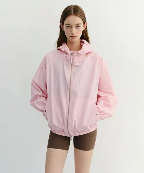 [DUNST] UNISEX SUMMER BREEZE WINDBREAKER SOFT PINK / UNISEX SUMMER BREEZE WINDBREAKER_UDJU6B123_SOFT PINK
