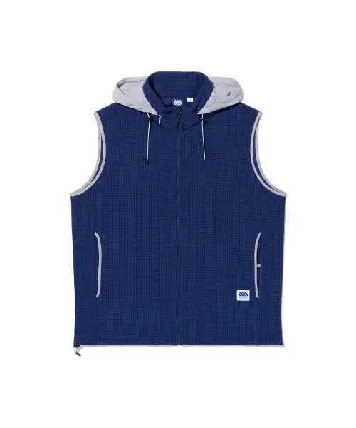 [MADDEN] Funny Hidden Hood Vest Navy / 퍼니 히든 후드 베스트 네이비