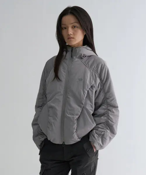 [WELLBEING EXPRESS] Thinsulate Padded Jacket Khaki Brown / Thinsulate Padded Jacket Khaki Grey
