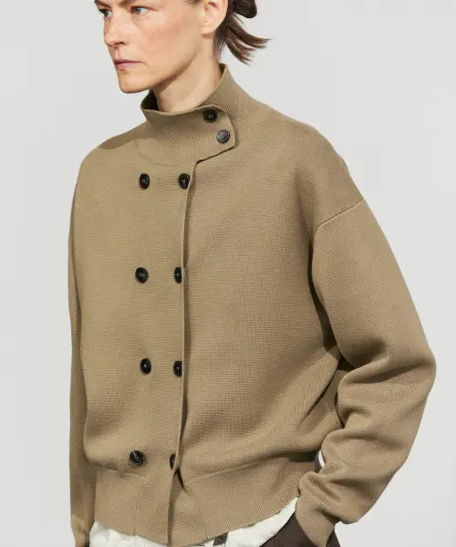 [MASSIMO DUTTI] 100% Cotton Double Button Knit Cardigan / 100% 코튼 더블 버튼 니트 가디건