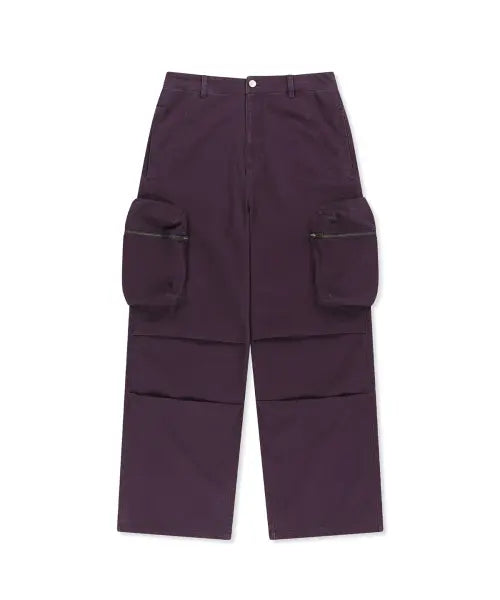 [MATIN KIM] VOLUME TUCK CARGO PANTS IN PURPLE
