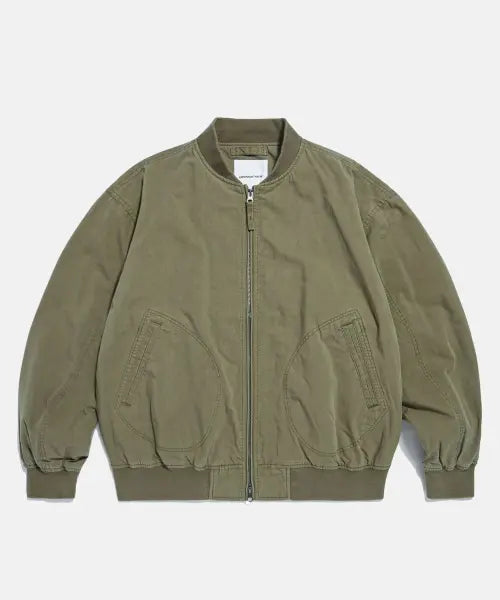 [ESPIONAGE] Zip Front Deck Jacket Khaki Beige