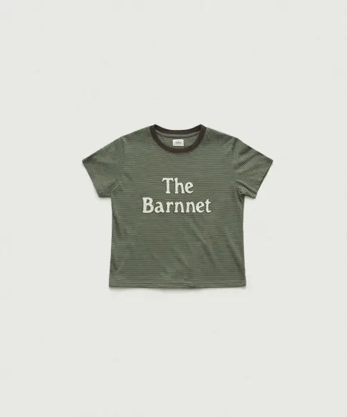 [THEBARNNET] Ria Stripe T-Shirt_Green