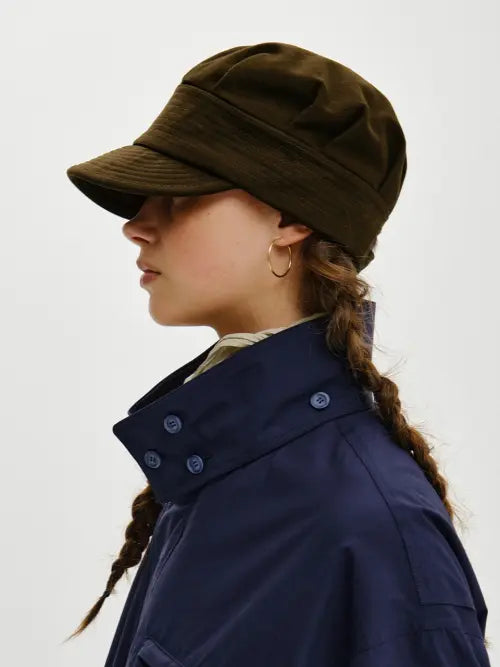 [PLZPROJECT] NEWSBOY CAP, BROWN