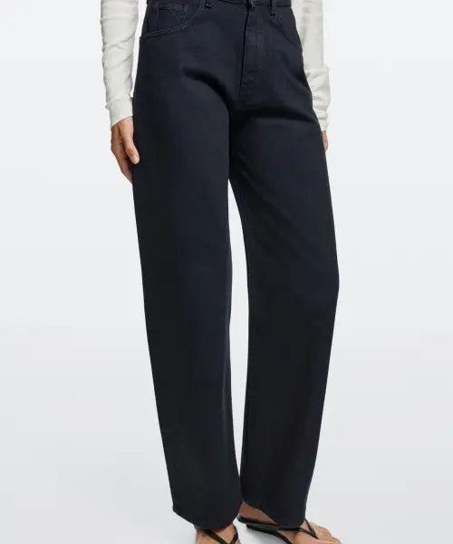 [MASSIMO DUTTI] High-waist Barrel Fit Jeans / 하이라이즈 배럴 핏 진