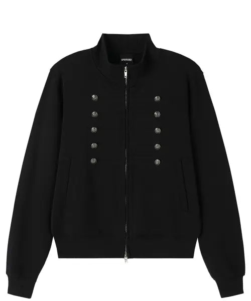 [OPENYARD(OY)] NAPOLEON SWEAT ZIP UP - BLACK