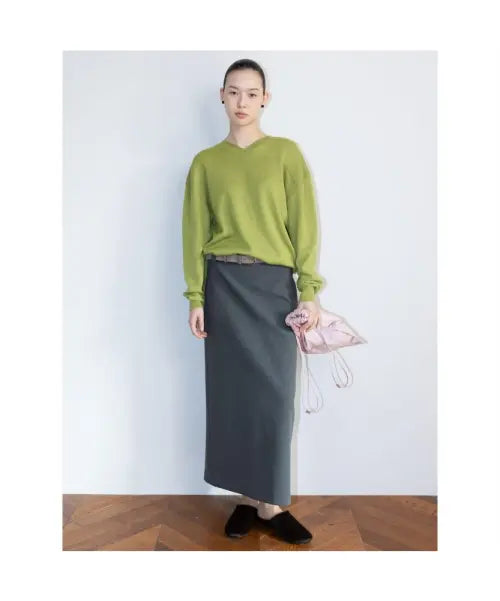 [THE APERTURE] Classic H Line Skirt - Ash / Classic H Line Skirt  Ash (TA6727A174)