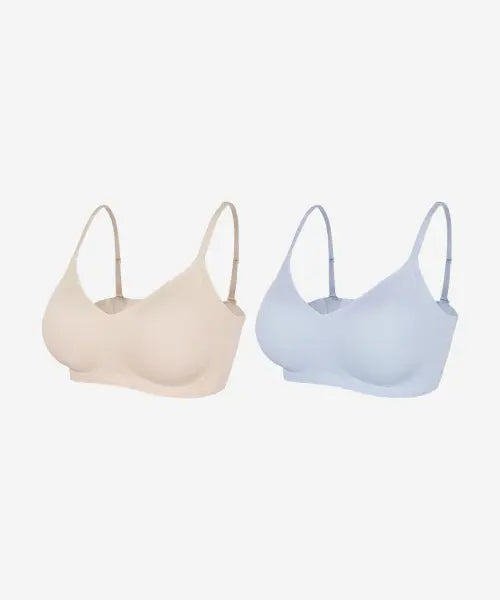 [CRASSIANG] 2 Pack 2cm In-yeon Bra / [2PACK] 2cm 조선미인 인견 브라