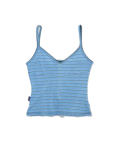 [PENFIELD] Women's Slim String Sleeveless Light Indigo / 여성 슬림 스트링 인디고 슬리브리스 라이트인디고_FS2KV30F