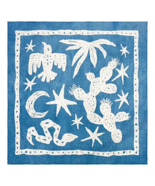 [SSERPE] Serfe Resort Scarf Blue / 쎄르페 리조트 스카프 블루