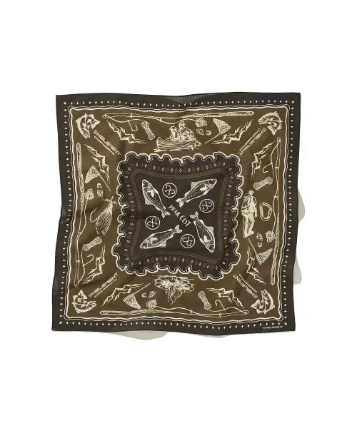[HELEMENT] Outdoor Field Bandana (KHAKI) / 아웃도어 필드 반다나 (KHAKI)
