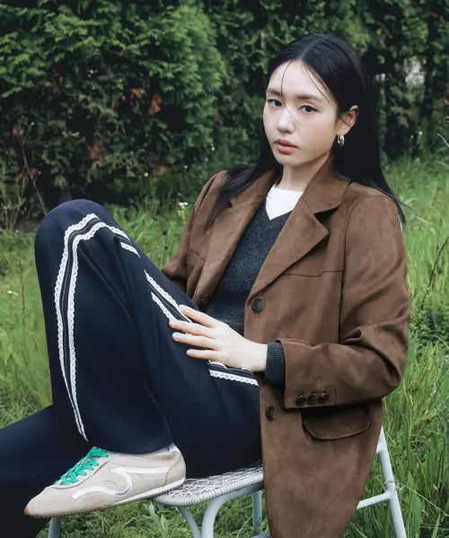 [CELEBSHOP EDITION] 26FW Faux Suede Tailored Jacket / 26FW FAUX스웨이드 테일러드 자켓