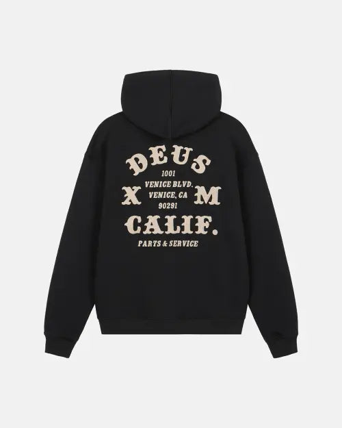 [DEUS EX MACHINA] Quick Strike Zip Hoodie - Black / Quick Strike Zip Hoodie_Black