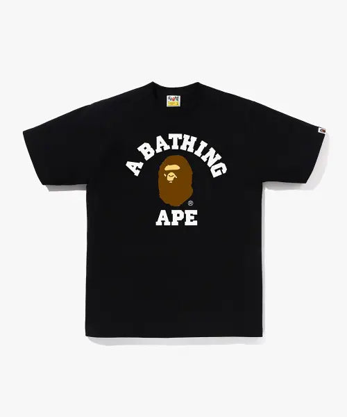 [BAPE] College T-Shirt (M) Black / 콜리지 티셔츠(M) BLACK