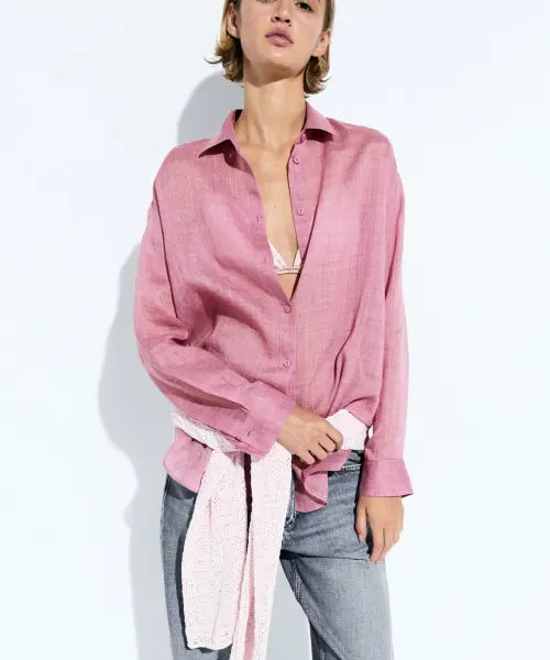 [MASSIMO DUTTI] Fluid Rami Shirt / 플루이드 라미 셔츠