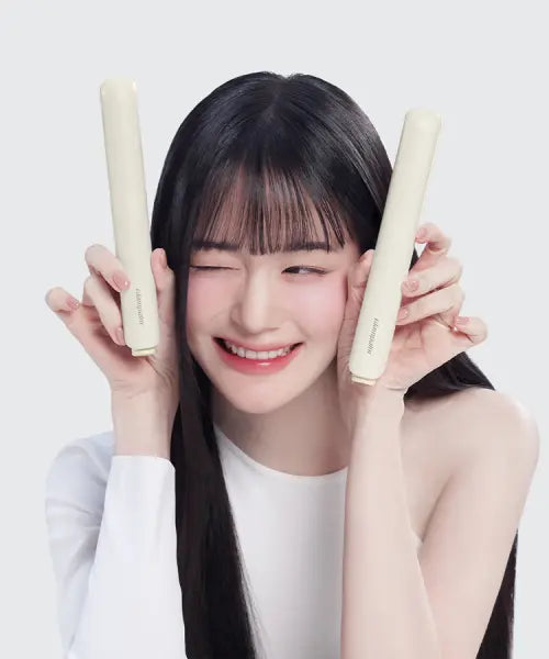 [GLAMPALM] Glam Chic OMG (Oh My Glam) Middle Size Hair Iron (Butter) / [GP105BT] 글램시크 OMG(오마이글램) 미들사이즈 고데기 (버터)