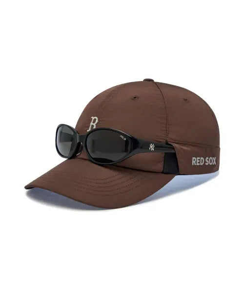 [MLB] BASIC SPORTIVE RUNNING UNSTRUCTURED BALLCAP / 베이직 스포티브 러닝 언스트럭쳐 볼캡 BOS (Mg.Brown)