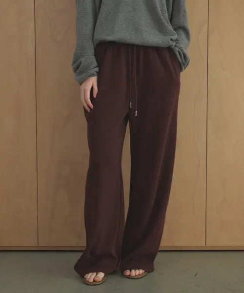 [TILL I DIE] BANDING STITCH SWEATPANTS [TIFA04PT01]_Wine