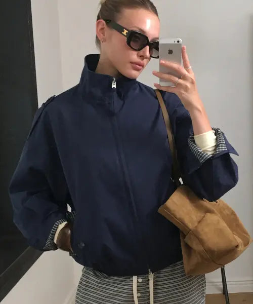 [BITTERCELLS] Ruby Vintage Cotton Jacket-Navy / 루비 빈티지 코튼 자켓-네이비