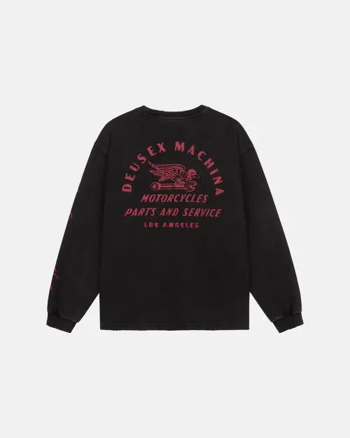 [DEUS EX MACHINA] Graphic Long Sleeve Tee - Black / Graphic Ls Tee_Black